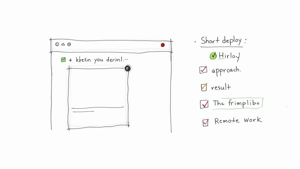 A software developer’s portfolio website displayed on a laptop screen, showing various project thumbnails.