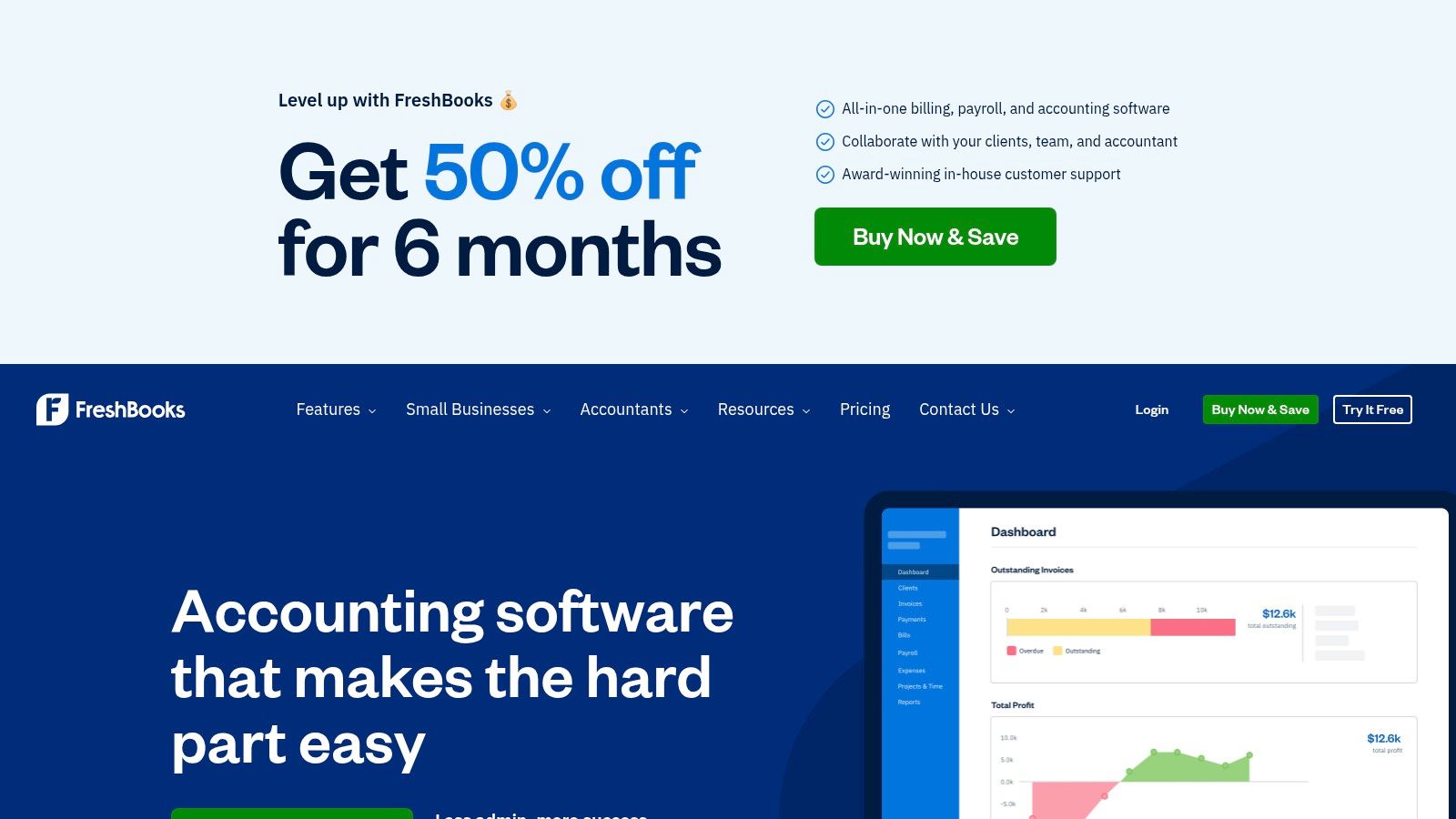 FreshBooks (with built-in Time Tracking)