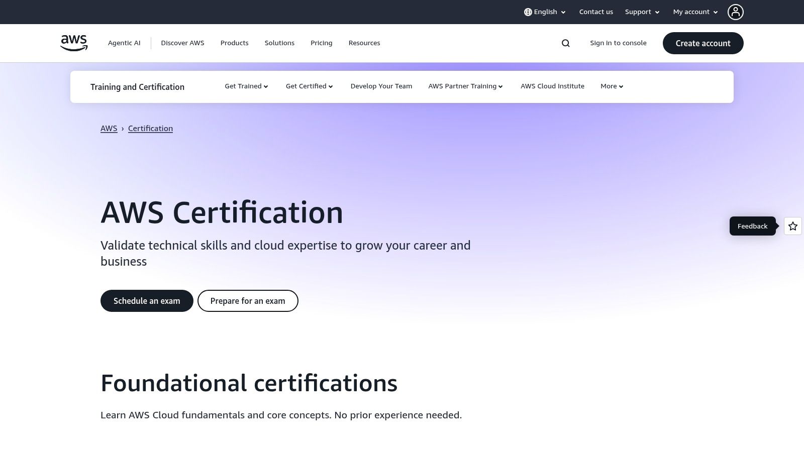 AWS Training and Certification