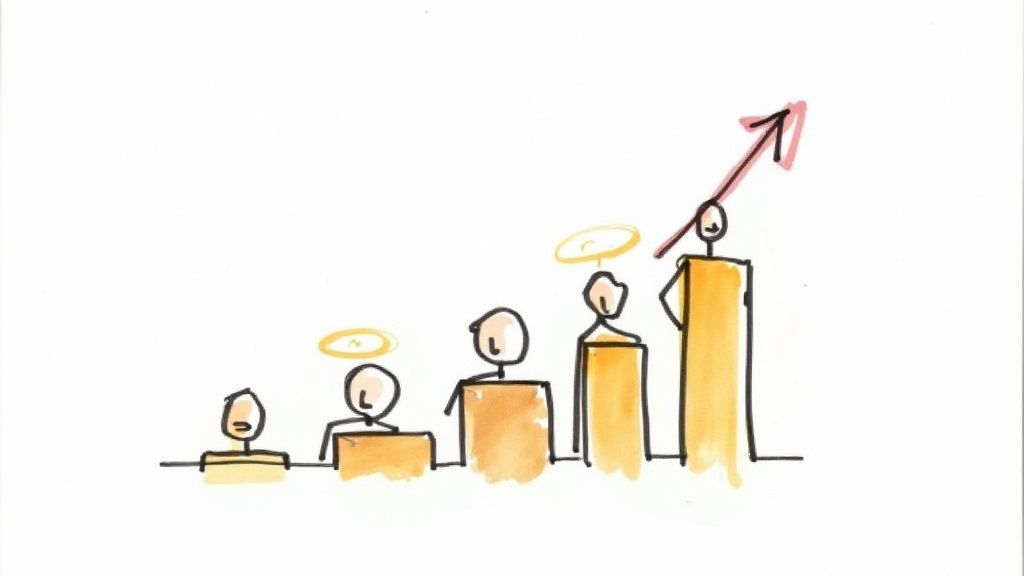 A chart showing upward trends in business performance metrics, symbolizing growth.