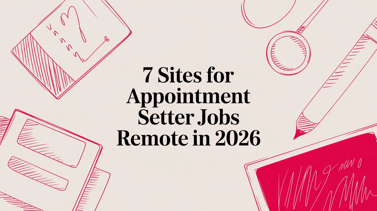 7 Sites for Appointment Setter Jobs Remote in 2026