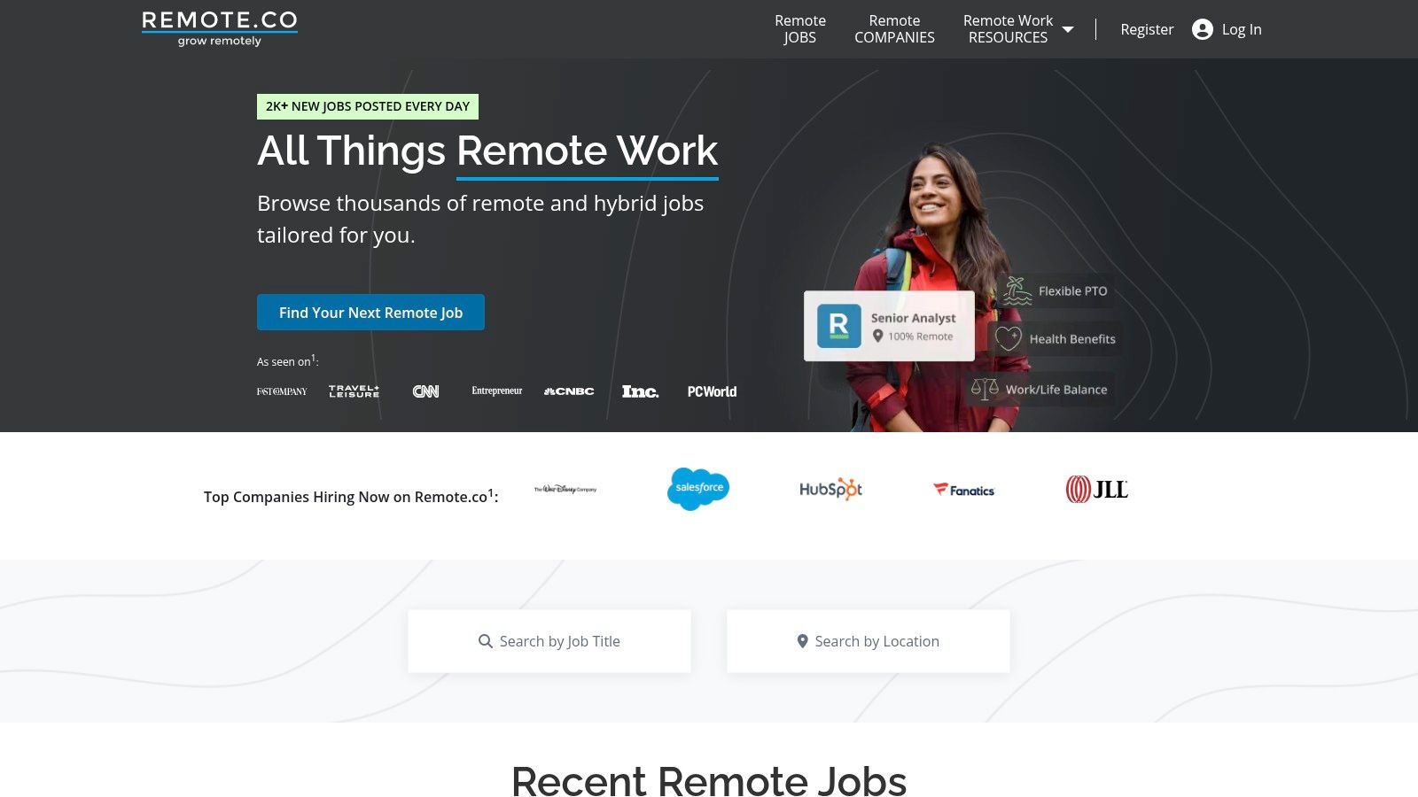 Remote.co job portal