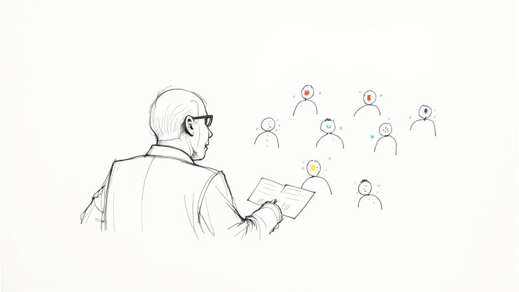 A diverse group of professionals collaborating inclusively in a modern office space.