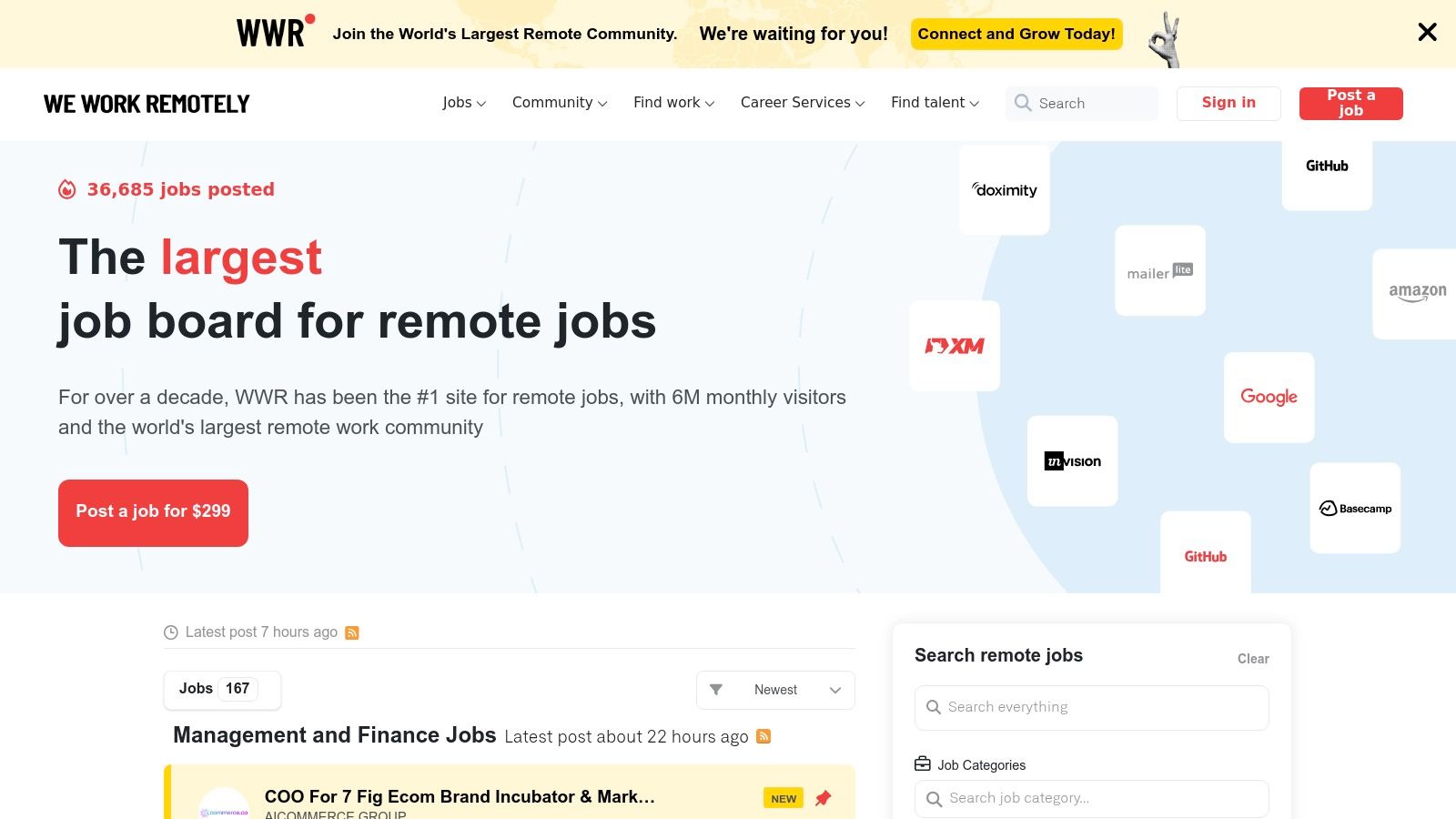 We Work Remotely (WWR)