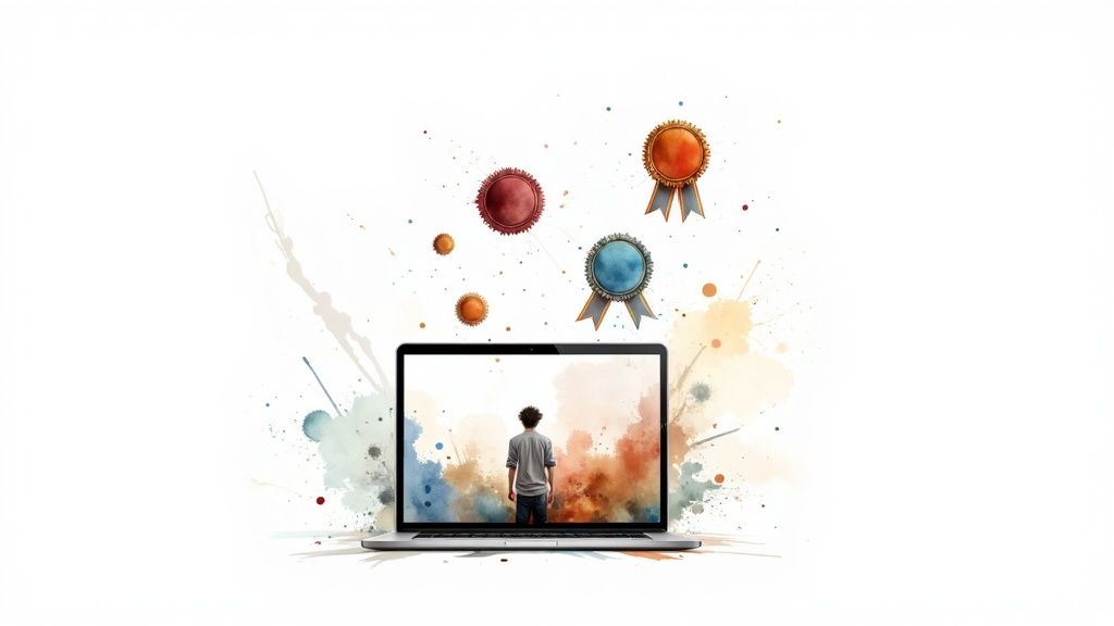 People working remotely