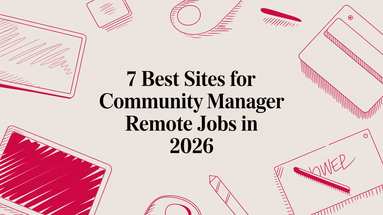7 Best Sites for Community Manager Remote Jobs in 2026