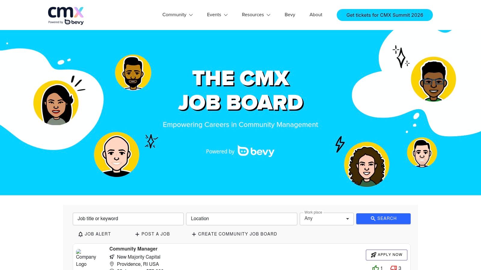 CMX Job Board (CMX Hub)