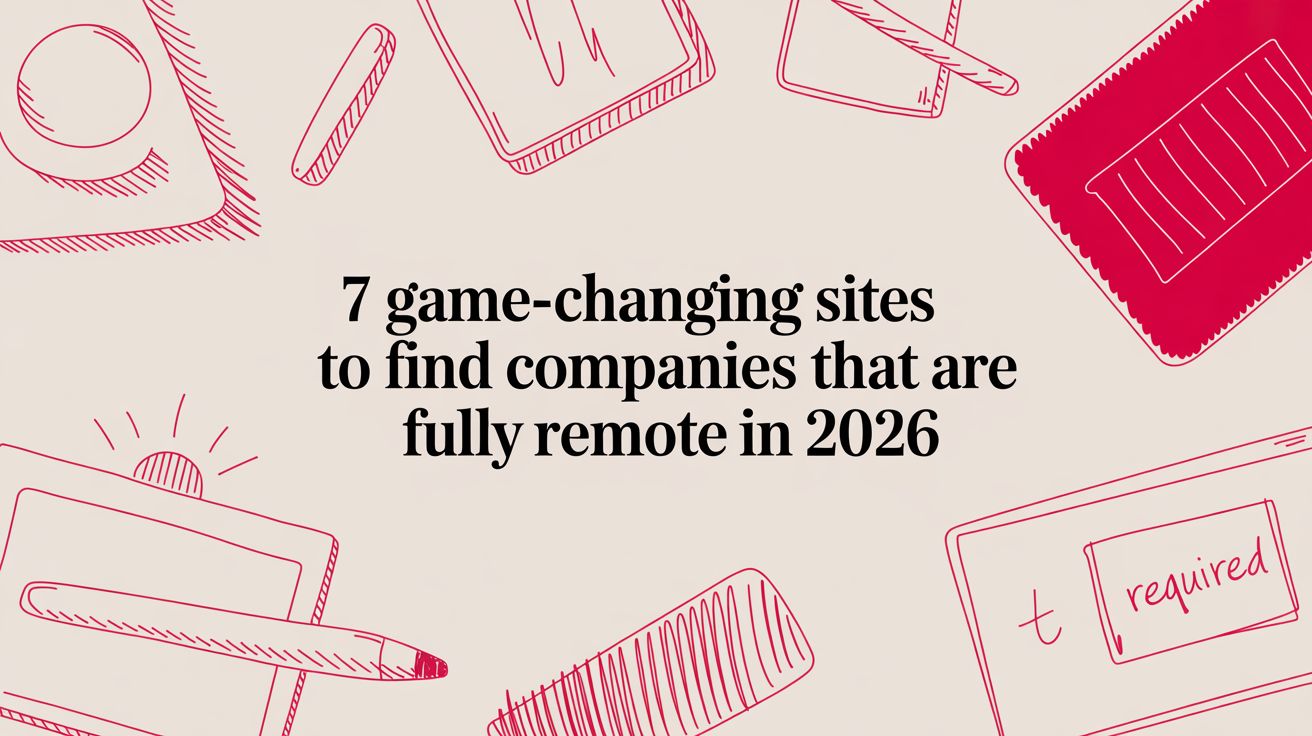 7 Game-Changing Sites to Find Companies That Are Fully Remote in 2026