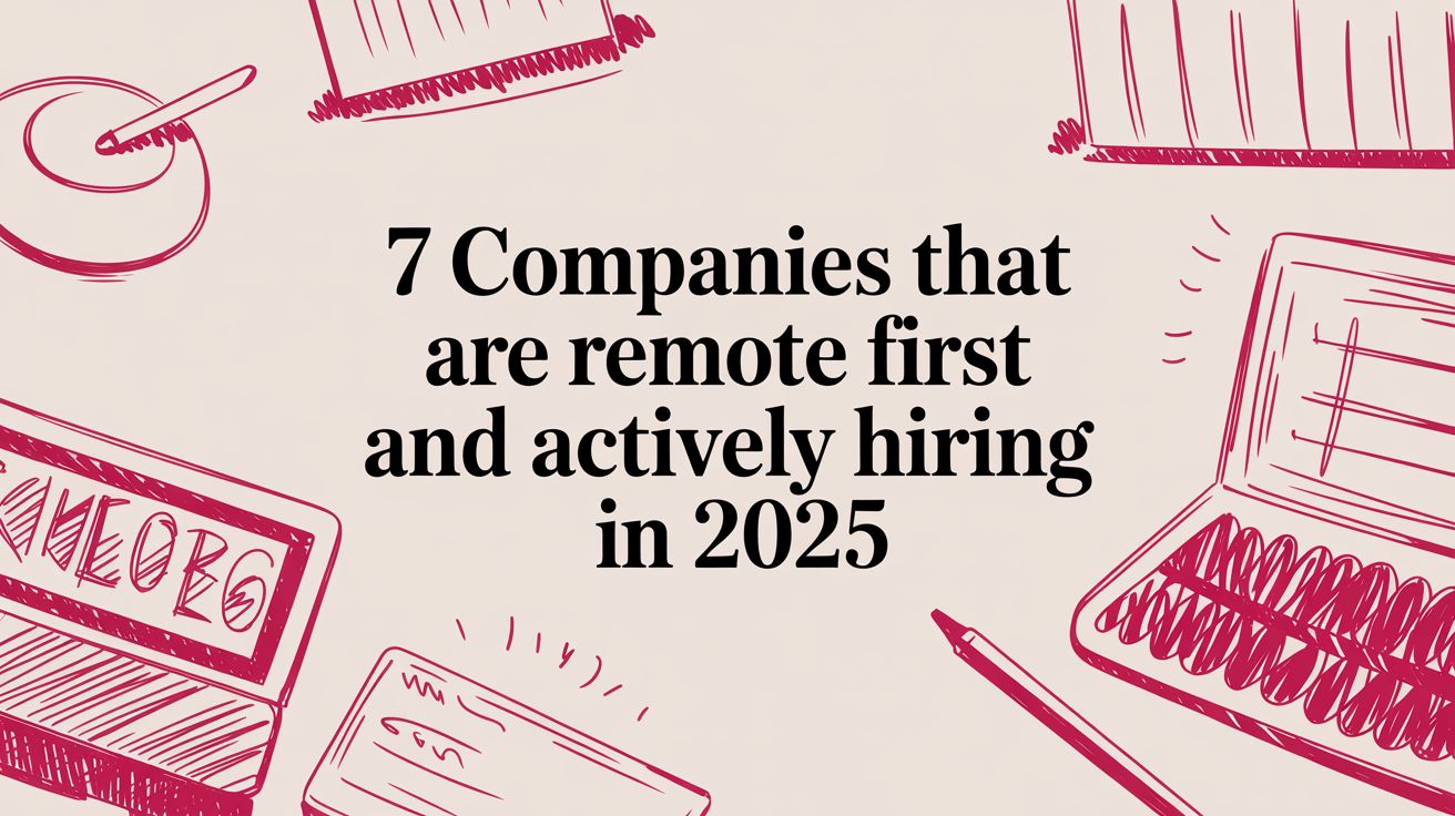 7 Companies That Are Remote First and Actively Hiring in 2025