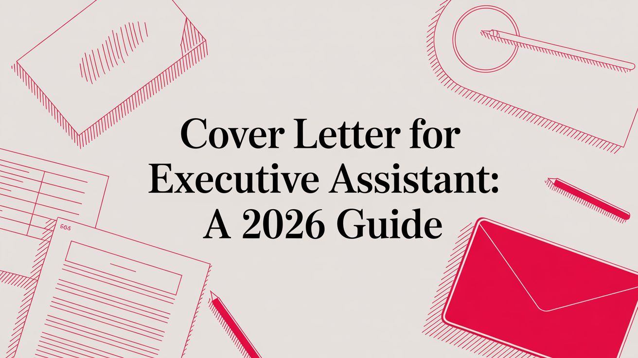 Cover Letter for Executive Assistant: A 2026 Guide