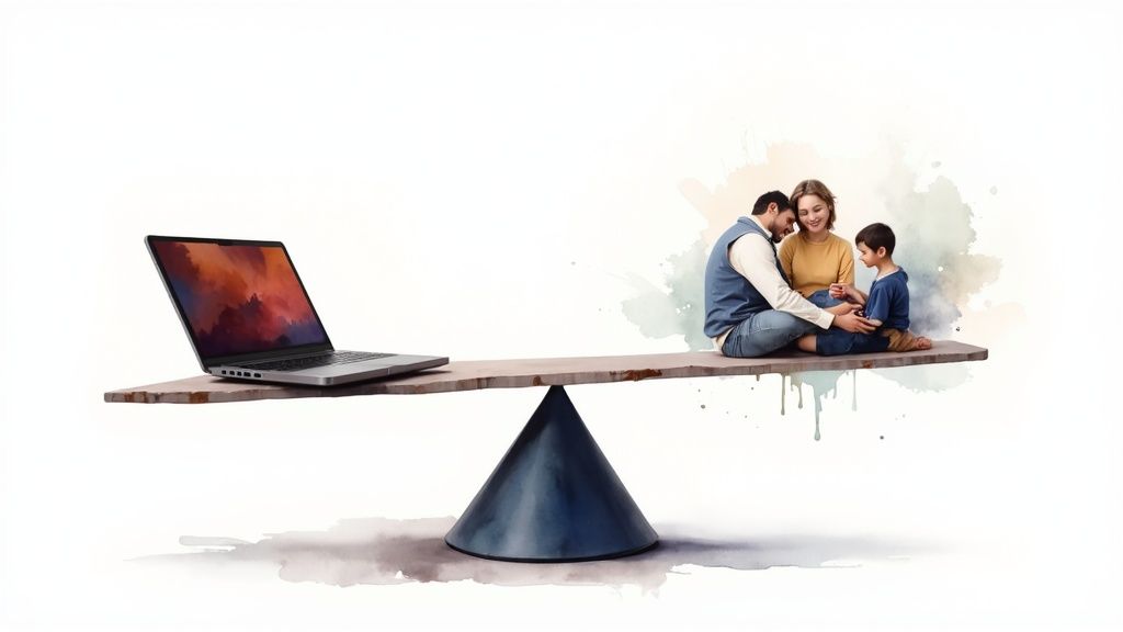 People communicating through laptops