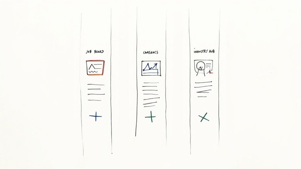 A person’s hands typing on a laptop with a clean, organized desk background, suggesting a professional remote work setup.