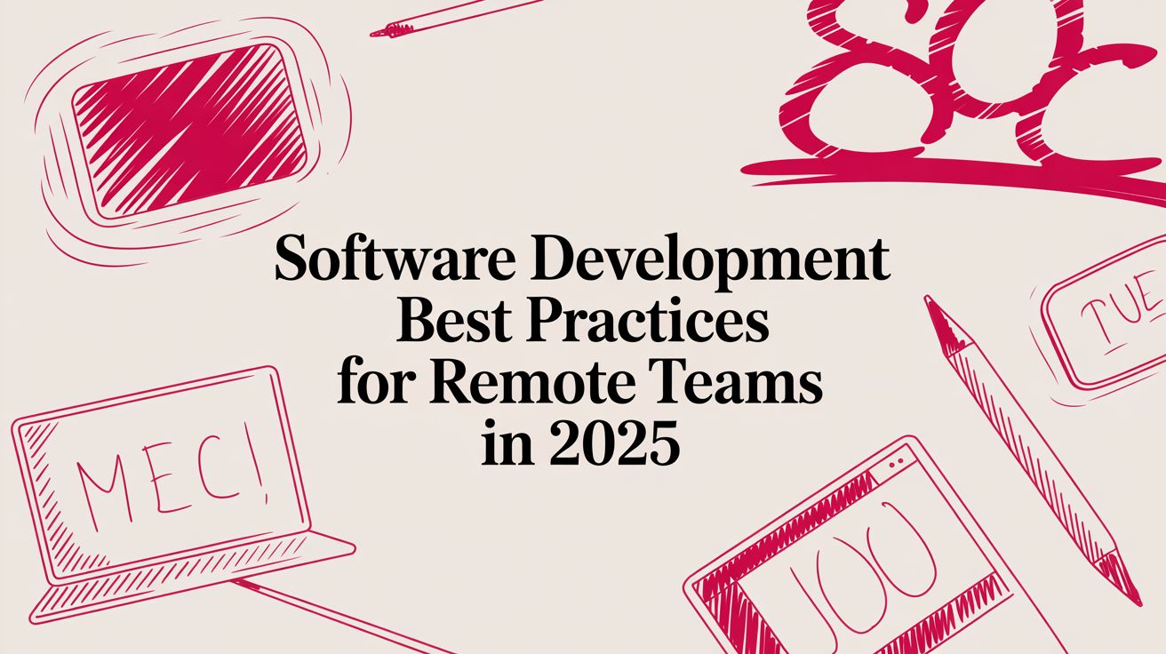 Software development best practices for remote teams in 2025