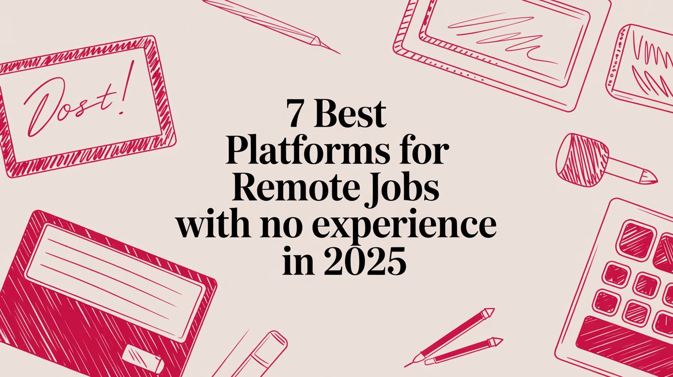 7 Best Platforms for Remote Jobs With No Experience in 2025