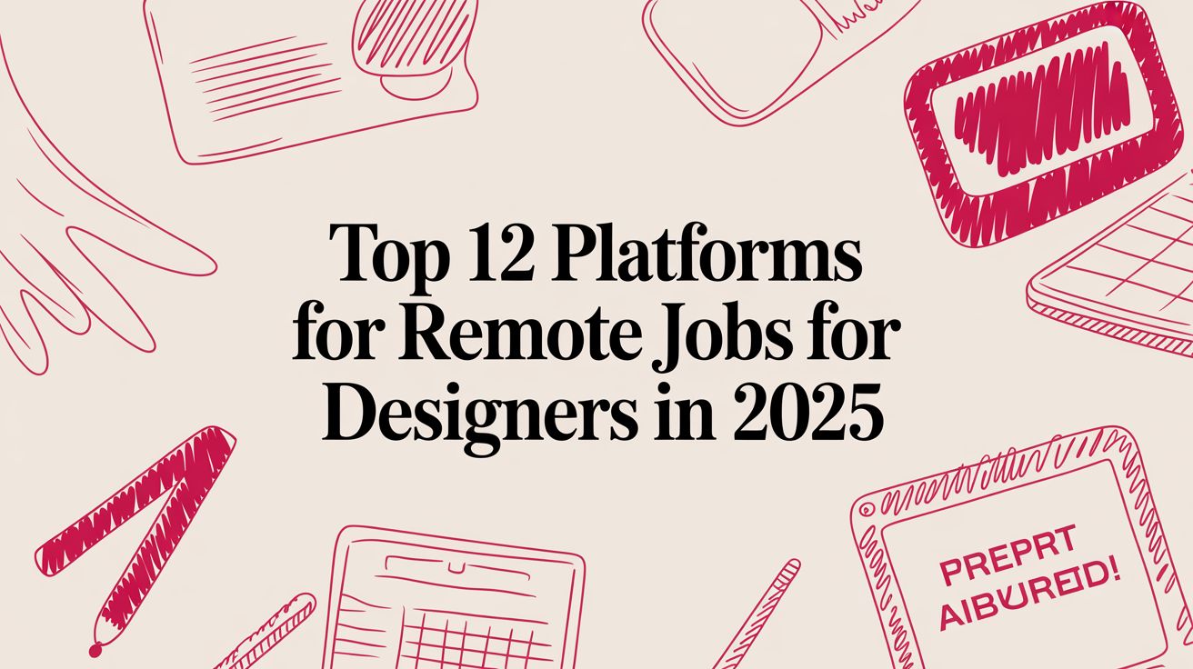 Top 12 Platforms for Remote Jobs for Designers in 2025