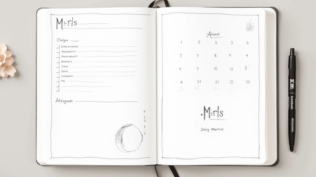 A person journaling at a desk, symbolizing self-reflection and emotional intelligence development.