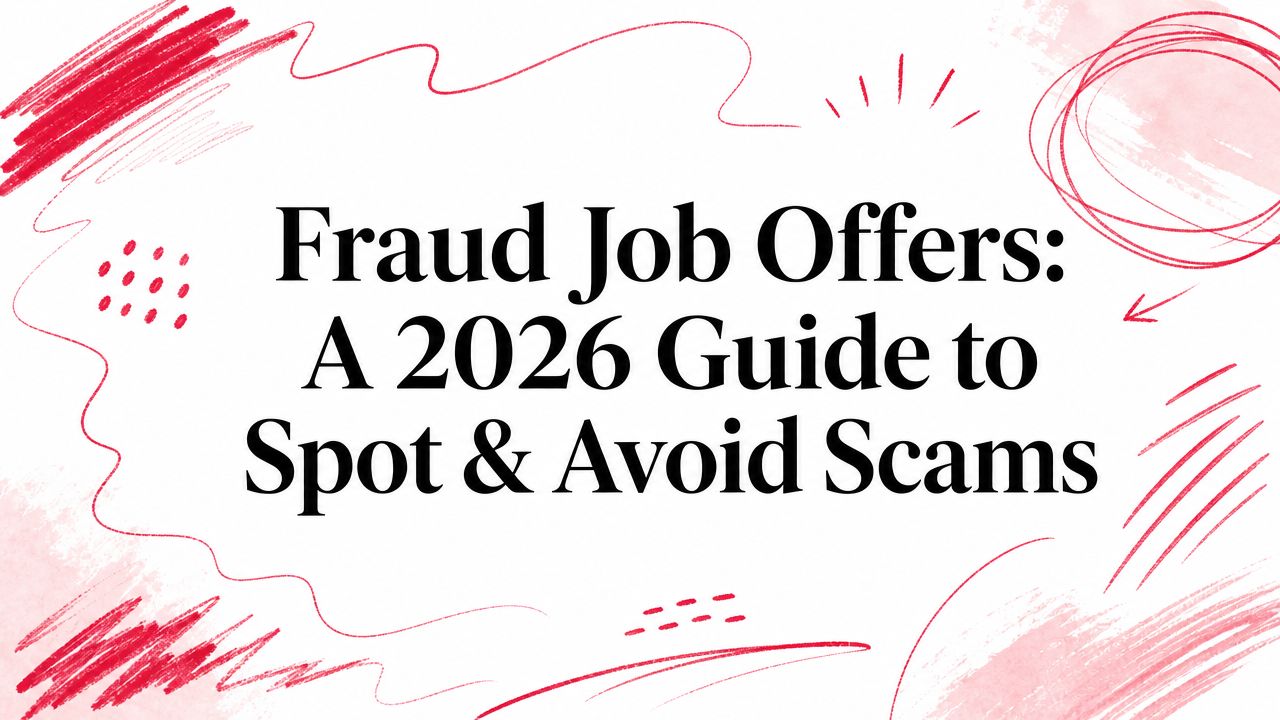 Fraud Job Offers: A 2026 Guide to Spot & Avoid Scams