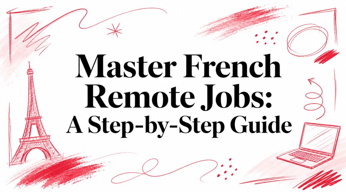 Master French Remote Jobs: A Step-by-Step Guide