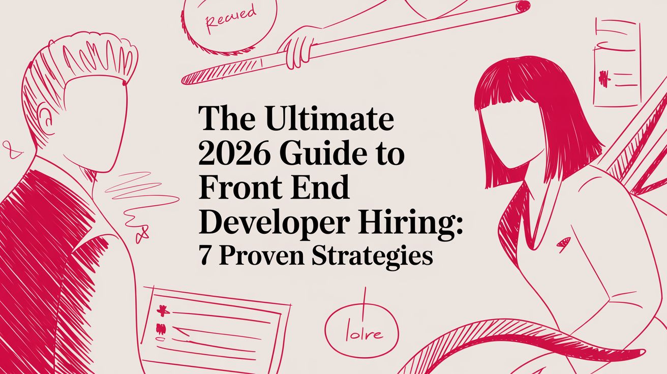 The Ultimate 2026 Guide to Front End Developer Hiring: 7 Proven Strategies