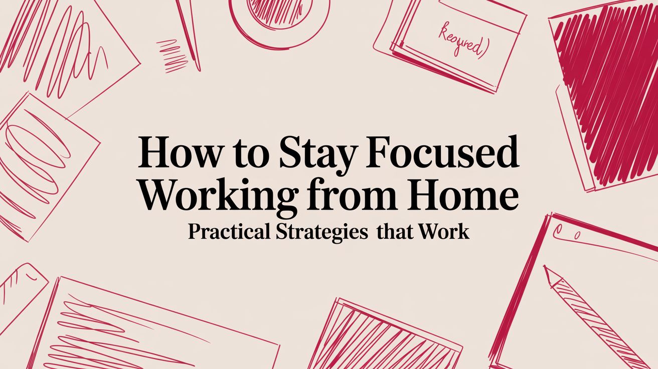 How to Stay Focused Working From Home Practical Strategies That Work