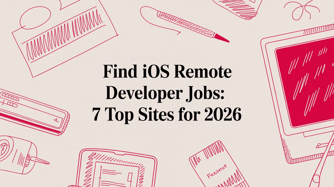Find iOS Remote Developer Jobs: 7 Top Sites for 2026
