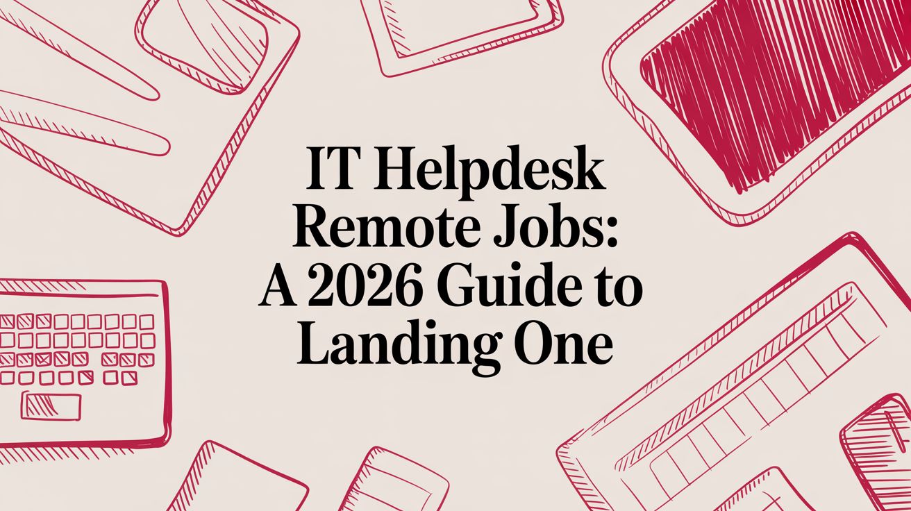 IT Helpdesk Remote Jobs: A 2026 Guide to Landing One