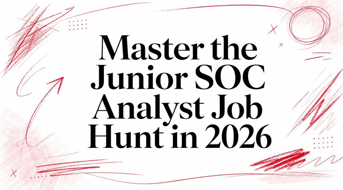 Master the Junior SOC Analyst Job Hunt in 2026