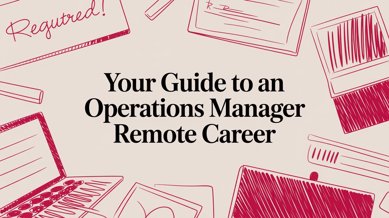 Your Guide to an Operations Manager Remote Career