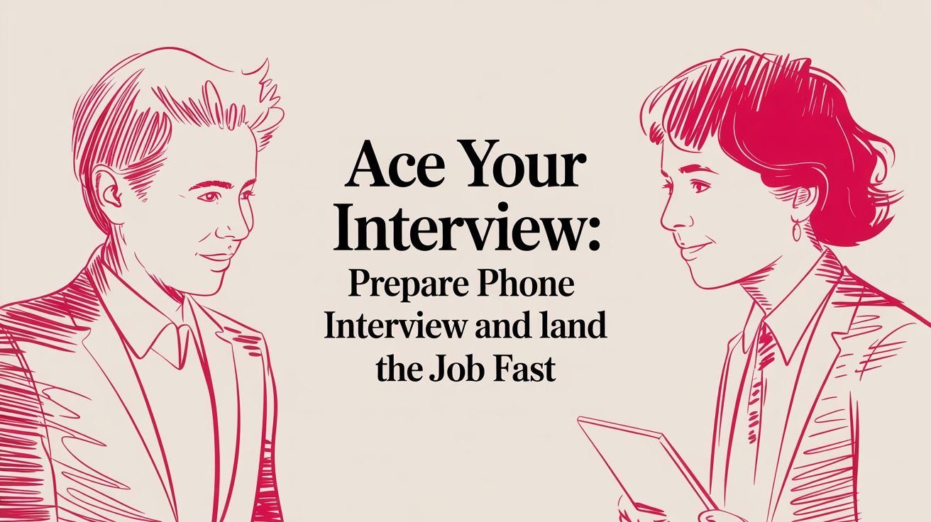 Ace Your Interview: prepare phone interview and land the job fast