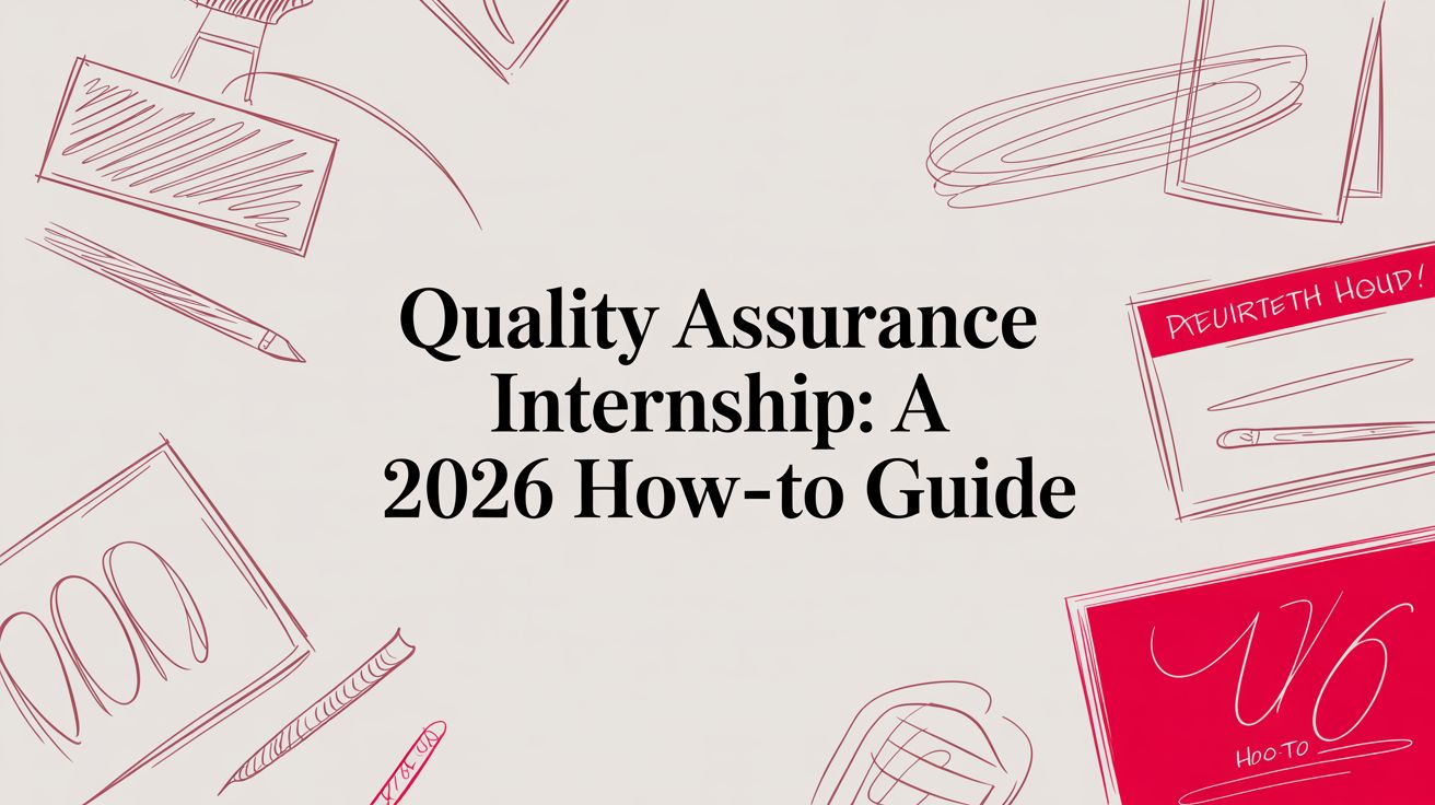 Quality Assurance Internship: A 2026 How-To Guide