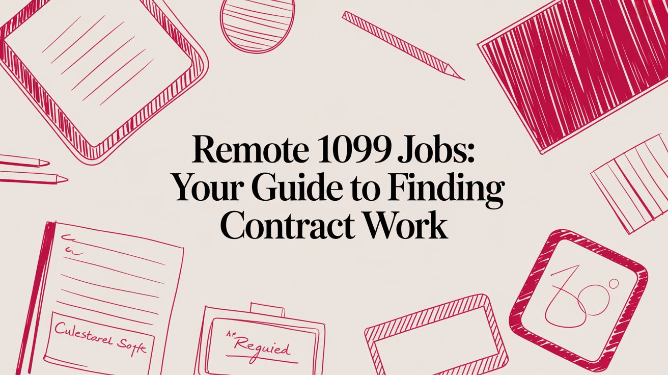Remote 1099 Jobs: Your Guide to Finding Contract Work