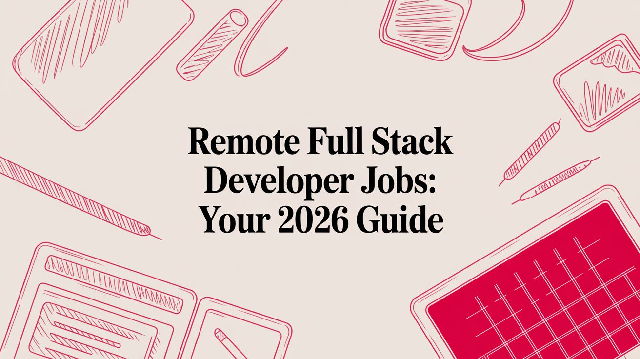 Remote Full Stack Developer Jobs: Your 2026 Guide