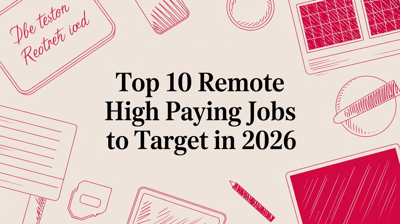 Top 10 Remote High Paying Jobs to Target in 2026