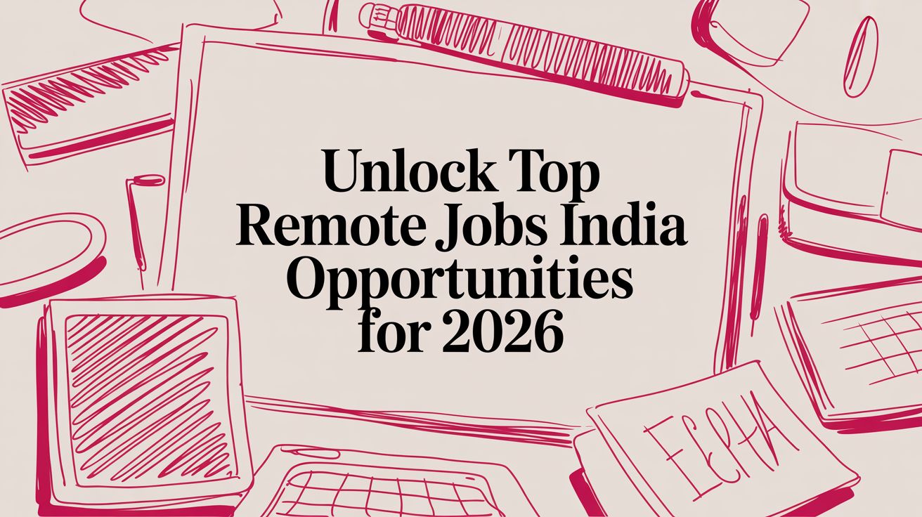Unlock Top Remote Jobs India Opportunities for 2026