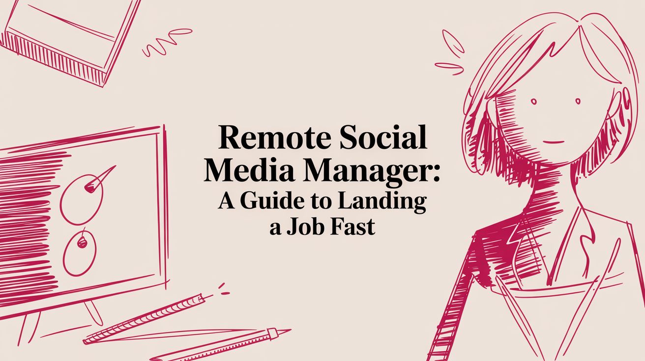 Remote Social Media Manager: A Guide to Landing a Job Fast