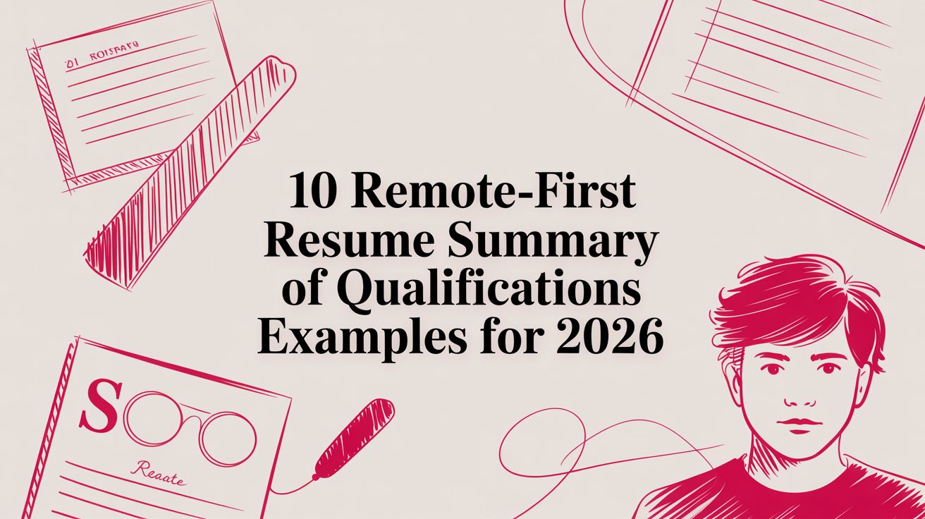10 Remote-First Resume Summary of Qualifications Examples for 2026