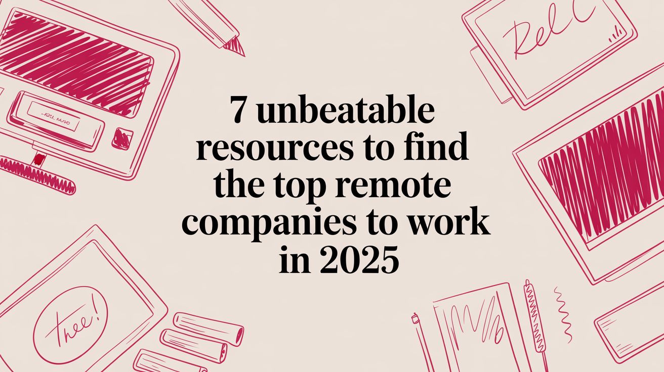 7 Unbeatable Resources to Find the Top Remote Companies to Work For in 2025