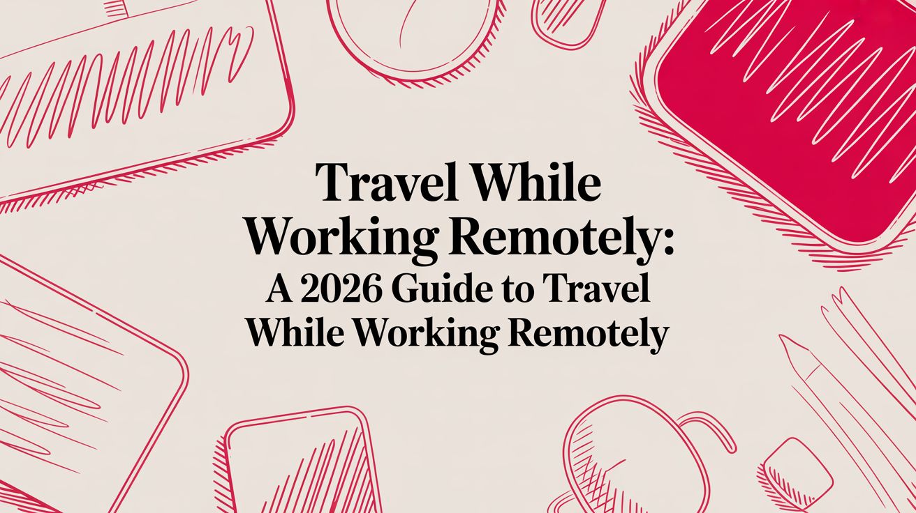 Travel While Working Remotely: a 2026 guide to travel while working remotely