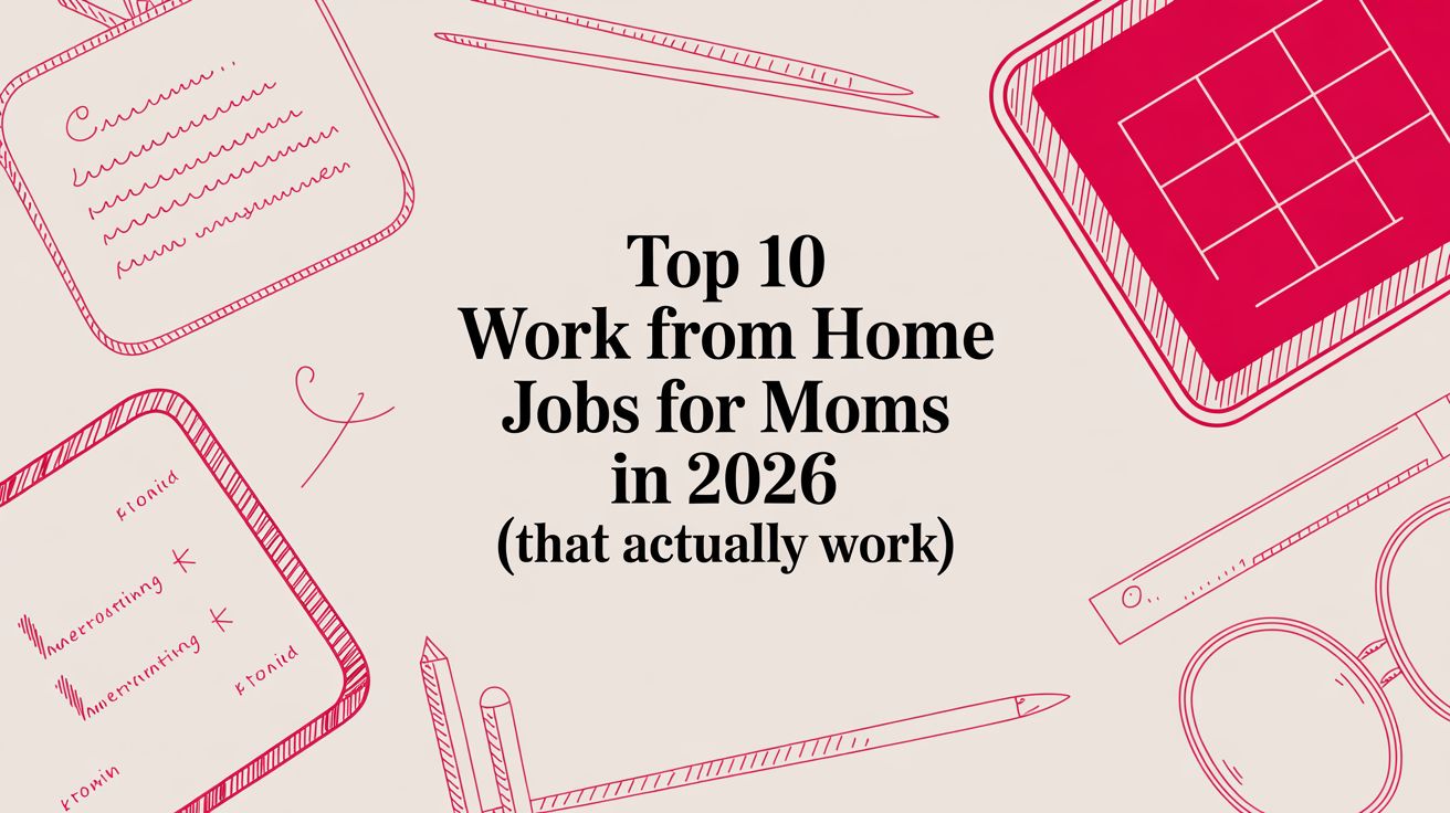 Top 10 Work From Home Jobs for Moms in 2026 (That Actually Work)