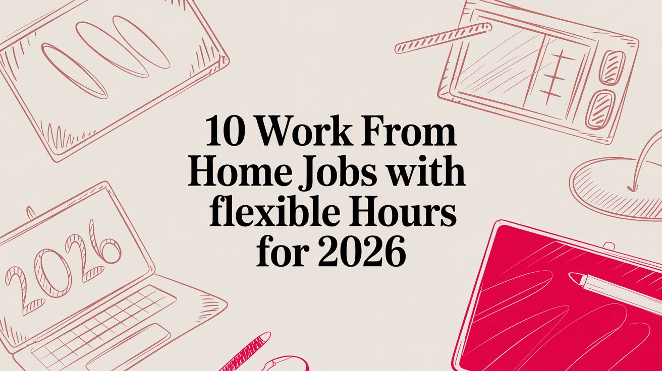 10 Work From Home Jobs With Flexible Hours for 2026