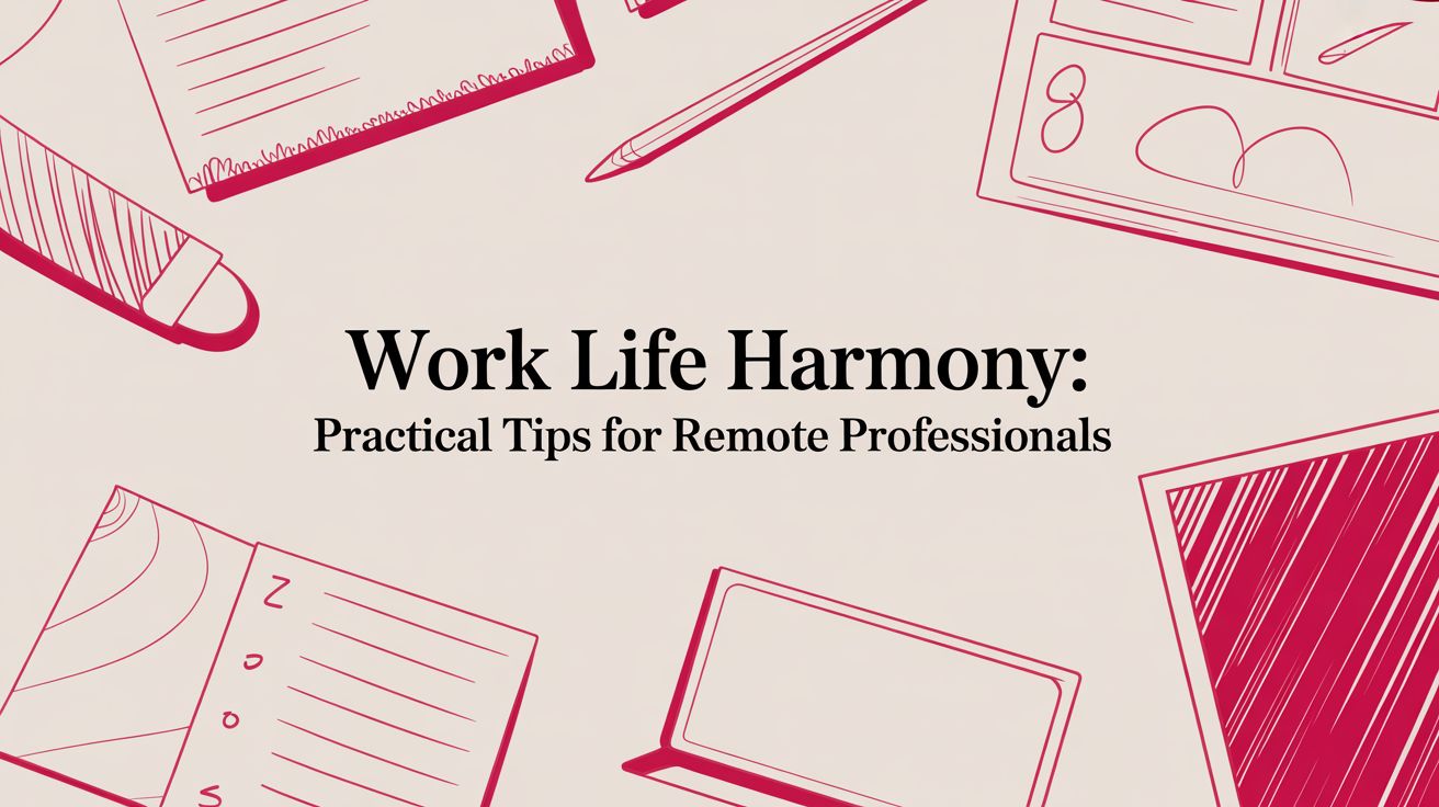 Work Life Harmony: Practical Tips for Remote Professionals